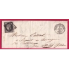 N°3 GRILLE MONTPELLIER HERAULT CURSIVE 12 ALBARON BOUCHES DU RHONE EN ARRIVE RARE LETTRE COVER