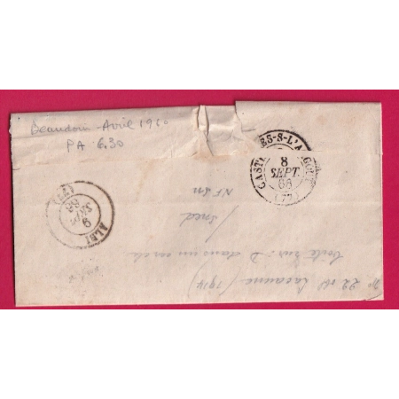 N°22 GC 1914 LACAUNE TARN BOITE RURALE D PIERRE SEGADE POUR ALBI LETTRE COVER