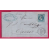 N°29 GC 4197 VIELMUR SUR AGOUT TARN BOITE RURALE E SEMALENS POUR CASTRES LETTRE COVER
