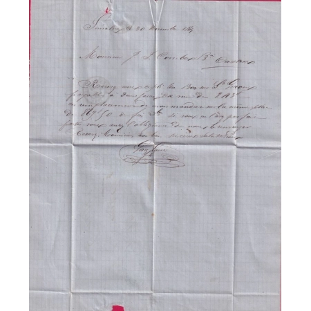 N°29 GC 4197 VIELMUR SUR AGOUT TARN BOITE RURALE E SEMALENS POUR CASTRES LETTRE COVER
