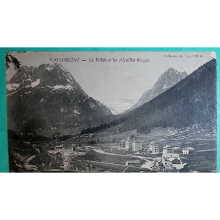 N°137 PAIRE INTERPANNEAU SEMEUSE CARTE POSTALE VALLORCINE HAUTE SAVOIE CAD POSTES ET TELEGRAPHES EURE REEXP 1917 FRANCE