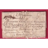 MARQUE MANUSCRIT DE ST DENIS SEINE 1680 POUR BORDEAUX AMELIORATION DE DATE TRES PRECOCE TEXTE DE PARIS LETTRE COVER