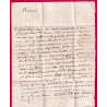 MARQUE MANUSCRIT DE ST DENIS SEINE 1680 POUR BORDEAUX AMELIORATION DE DATE TRES PRECOCE TEXTE DE PARIS LETTRE COVER