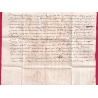 MARQUE MANUSCRIT DE ST DENIS SEINE 1680 POUR BORDEAUX AMELIORATION DE DATE TRES PRECOCE TEXTE DE PARIS LETTRE COVER