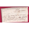 LETTRE DE MORLAIX FINISTERE 1690 POUR CHATEAU DE KERGOAT LETTRE COVER