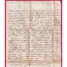 MARQUE DE STRASBOURG BAS RHIN ACHEMINEE DE NUITS COTE D'OR 1783 POUR SAAREBRUCK SARRBRUCKEN ALLEMAGNE LETTRE COVER