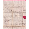 MARQUE DE STRASBOURG BAS RHIN ACHEMINEE DE NUITS COTE D'OR 1783 POUR SAAREBRUCK SARRBRUCKEN ALLEMAGNE LETTRE COVER