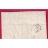 CAD TYPE 15 CASSAGNIES BEGONNES AVEYRON BOITE RURALE A SALMIECH POUR PARIS 1851 LETTRE COVER