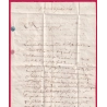 CAD TYPE 15 CASSAGNIES BEGONNES AVEYRON BOITE RURALE A SALMIECH POUR PARIS 1851 LETTRE COVER