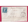 N°14 PC 1458 GRISOLLES TARN ET GARONNE BOITE RURALE J NOHIC POUR TOULOUSE HAUTE GARONNE LETTRE COVER