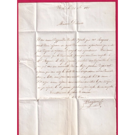 N°14 PC 1458 GRISOLLES TARN ET GARONNE BOITE RURALE J NOHIC POUR TOULOUSE HAUTE GARONNE LETTRE COVER