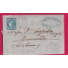 N°45A TTB GC 24 AIGUILLON LOT ET GARONNE POUR MARMANDE  LETTRE COVER
