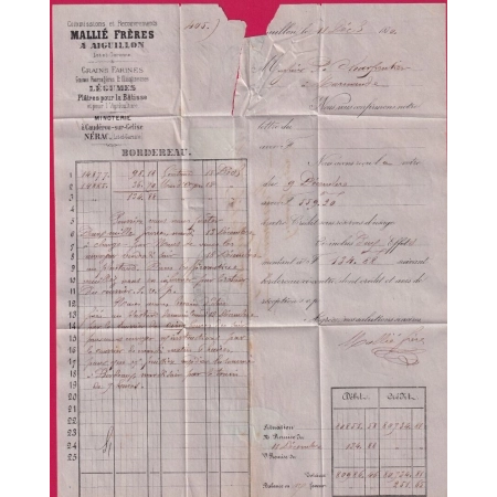 N°45A TTB GC 24 AIGUILLON LOT ET GARONNE POUR MARMANDE  LETTRE COVER