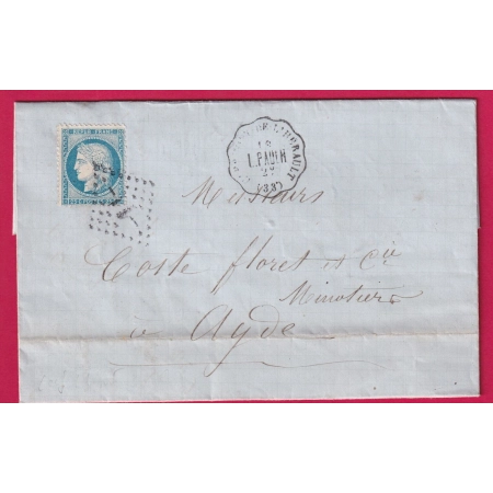 N°60 CONVOYEUR STATION CLERMONT DE L'HERAULT GC 11 AGDE HERAULT LETTRE COVER