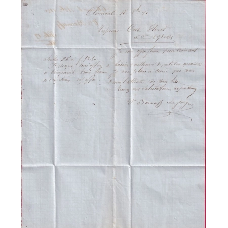 N°60 CONVOYEUR STATION CLERMONT DE L'HERAULT GC 11 AGDE HERAULT LETTRE COVER