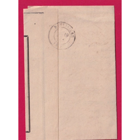 N°68 N/B CAD T17 FEURS LOIRE POUR PANISSIERE IMPRIME CHEMIN DE FER LETTRE COVER