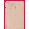 N°68 N/B CAD T17 FEURS LOIRE POUR PANISSIERE IMPRIME CHEMIN DE FER LETTRE COVER