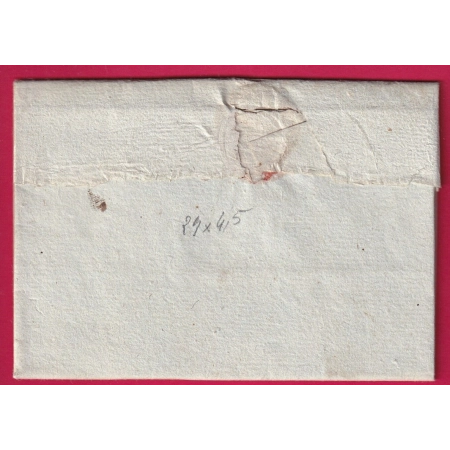 MARQUE 11 RIGNAC AVEYRON 1824 POUR VILLEFRANCHE DE ROUERGUE INDICE 14 LETTRE COVER