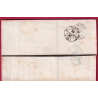 CAD TYPE 15 SORGES DORDOGNE OR LIGUEUX TAXE TAMPON 8 DECIME RURAL POUR LE HAVRE LETTRE COVER