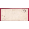 CAD TYPE 15 LAUNOY SUR VENCE ARDENNES BOITE RURALE ROUGE F VIEL ST REMY POUR SIGNY L'ABBAYE 1853 LETTRE COVER