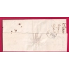 CAD TYPE 15 CHATEAU GONTIER 1846 MAYENNE BOITE RURALE I DAON DECIME RURAL POUR ANGERS LETTRE COVER