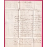 CAD TYPE 15 CHATEAU GONTIER 1846 MAYENNE BOITE RURALE I DAON DECIME RURAL POUR ANGERS LETTRE COVER