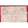 CURSIVE 62 ST GERVAIS PUY DE DOME 1840 DECIME RURAL TAXE LOCAL 1 IMPRIME DOMAINES  POUR THEILLET LETTRE COVER
