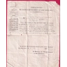 CURSIVE 62 ST GERVAIS PUY DE DOME 1840 DECIME RURAL TAXE LOCAL 1 IMPRIME DOMAINES  POUR THEILLET LETTRE COVER