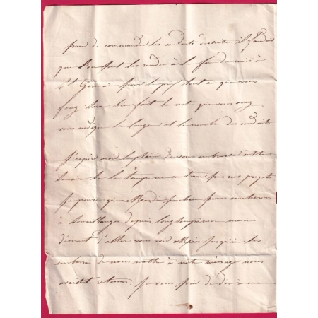 CAD TYPE 11 ARDES PUY DE DOME 1833 POUR SAUXILLANGES INDICE 15 LETTRE COVER