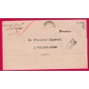 CAD TYPE 15 DECAZEVILLE AVEYRON BOITE RURALE E FIRMY POUR VILLEFRANCHE 1868 LETTRE COVER