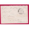 GUERRE 1870 PRISONNIER DE GUERRE KOENIGSBERG PRUSSE ALLEMAGNE POUR MONTBARD COTE D'OR LETTRE COVER