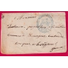 GUERRE 1870 PRISONNIER DE GUERRE MAINZ PRUSSE ALLEMAGNE POUR SENERGUES CONQUES AVEYRON LETTRE COVER
