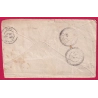 GUERRE 1870 PRISONNIER DE GUERRE MAINZ PRUSSE ALLEMAGNE POUR SENERGUES CONQUES AVEYRON LETTRE COVER