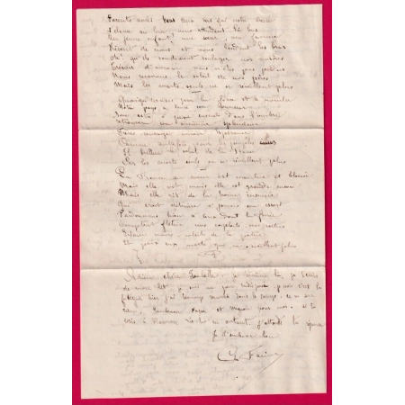 GUERRE 1870 PRISONNIER DE GUERRE EN ALLEMAGNE NEISSE SILESIE POUR BORDEAUX  LETTRE COVER