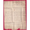 MARQUE BELLEY AIN 1779 LENAIN N°3 INDICE 10 POUR CHALON SUR SAONE ET LOIRE LETTRE COVER