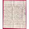 MARQUE BEAUVAIS OISE 1786 LENAIN N°12 INDICE 15 POUR PARIS LETTRE COVER