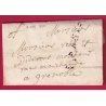 LETTRE PAR PORTEUR VINAY ISERE 1750 POUR GRENOBLE LETTRE COVER