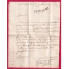 LETTRE PAR PORTEUR VINAY ISERE 1750 POUR GRENOBLE LETTRE COVER
