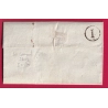 MARQUE 72 MEULAN SEINE ET OISE 1792 POUR PARIS INDICE 14 LETTRE COVER