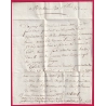 MARQUE 72 MEULAN SEINE ET OISE 1792 POUR PARIS INDICE 14 LETTRE COVER