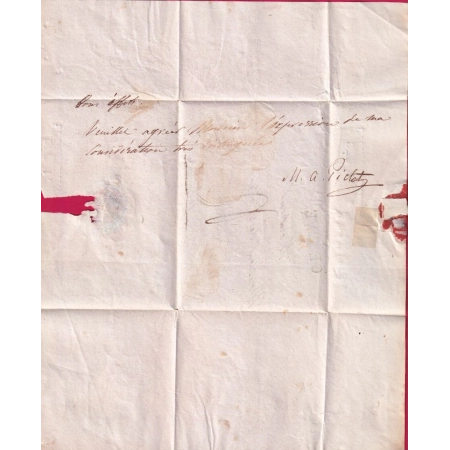 DEBOURSE DEB 1 BOURG L'AIN DEPART MARQUE CONQUIS 99 GENEVE SUISSE INDICE 16 LETTRE COVER