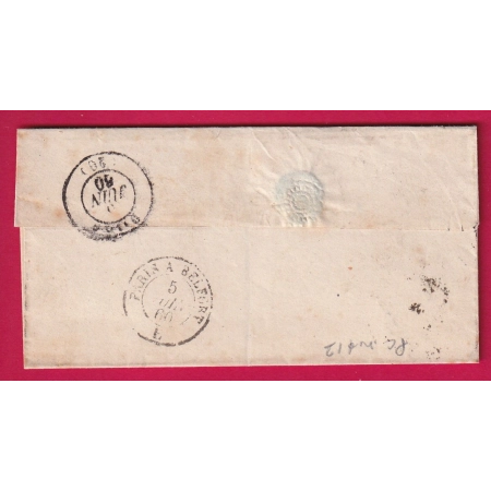 CAD TYPE 22 LA ROCHE EN BREUIL COTE D'OR POUR DIJON PC INDICE 13 LETTRE COVER FRANCE