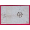 RARE PC DU GC SUR N°22 MONTELIMART DROME PC DU GC 2448 POUR MONTPELLIER HERAULT 22 DEC 1862 LETTRE COVER FRANCE