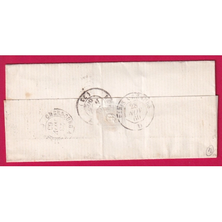 N°13B X2 PC 2364 PACY SUR EURE POUR RAMBOUILLET LETTRE COVER FRANCE