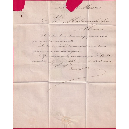 N°14 CERCLE DE POINTS 3308 POUR LE MANS SARTHE LETTRE COVER