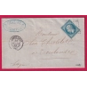 N°22 PC DU GC 1990 LAVELANET ARIEGE POUR TOULOUSE HAUTE GARONNE INDICE 14 LETTRE COVER FRANCE