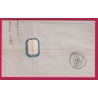N°22 PC DU GC 1990 LAVELANET ARIEGE POUR TOULOUSE HAUTE GARONNE INDICE 14 LETTRE COVER FRANCE