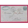 N°29 GC 2989 LAVARDAC LOT ET GARONNE BM DE PONT DE BORDES POUR REVEL HAUTE GARONNE  LETTRE COVER FRANCE ETIQUETTE PUB