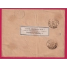 N°79 BANDE DE TROIS ST GERMAIN LES BELLES HAUTE VIENNE RECOMMANDE LETTRE COVER ETIQUETTE PUB
