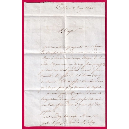 CAD TYPE 15 MONTREUIL BELLAY MAINE ET LOIRE BOITE RURALE K CHOUZE SUR LOIRE POUR ANGERS LETTRE COVER